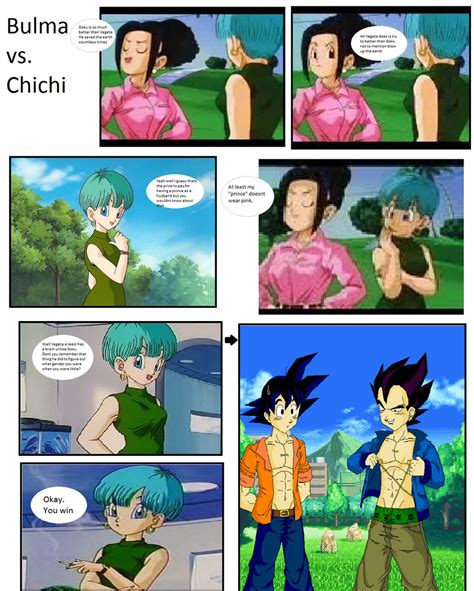 chichi hent|Bulma x Chichi (R.